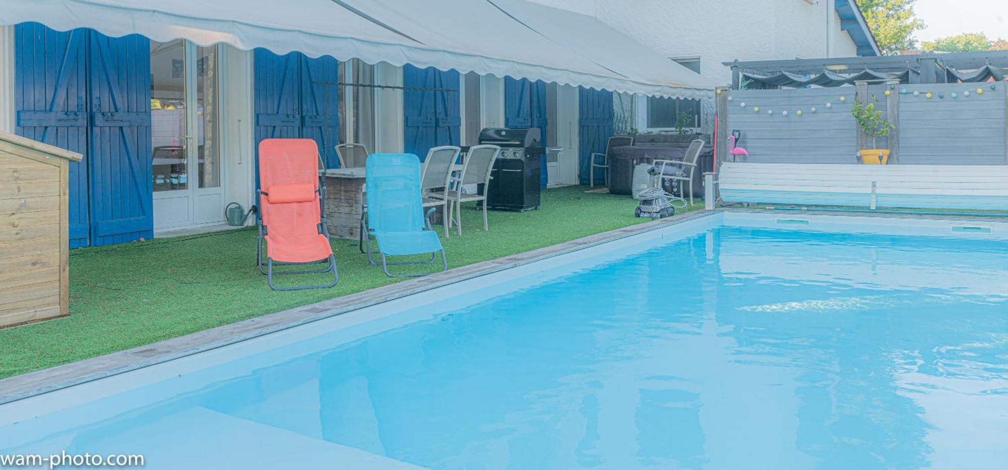 Detente Piscine Et Jacuzzi Au Bassin D'Arcachon Андерно-ле-Бэн Экстерьер фото
